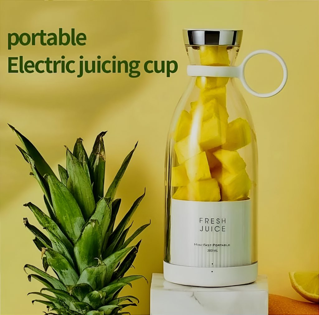 Mini Portable Blender Electric Fruit Juicer Mixers 420 Ml (random Color)