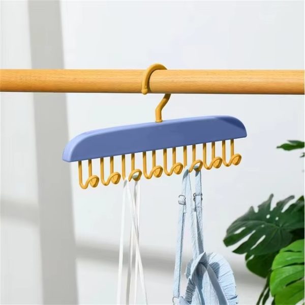 8 Hooks Multi-purpose Hook And Adhesive Hanger For Kitchen Bathroom Cabinet