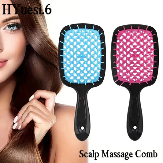 Portable Scalp Massage Comb Dry Wet Use Anti Static Wide Teeth Air Cushion Hair Brush For Women Men Household Hairdressing Tool