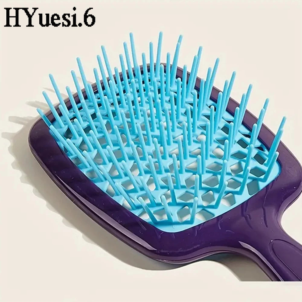 Portable Scalp Massage Comb Dry Wet Use Anti Static Wide Teeth Air Cushion Hair Brush For Women Men Household Hairdressing Tool