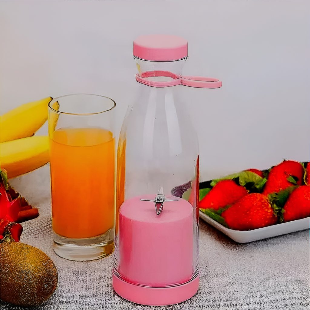 Mini Portable Blender Electric Fruit Juicer Mixers 420 Ml (random Color)